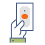 hand with money