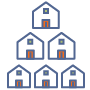 multiple houses