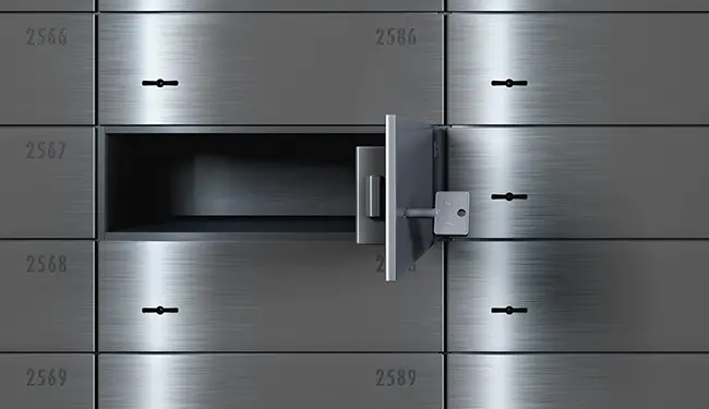 safe deposit box